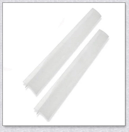 Stove Counter Gap Covers in silicone material, designed to prevent small items and spills from falling between the stove and countertop