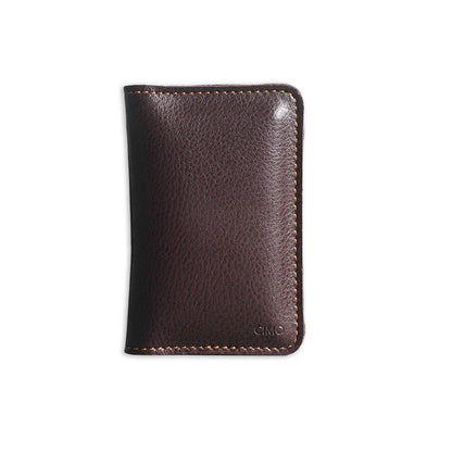 Premium leather business card holder in various colours, designed for professional men and women