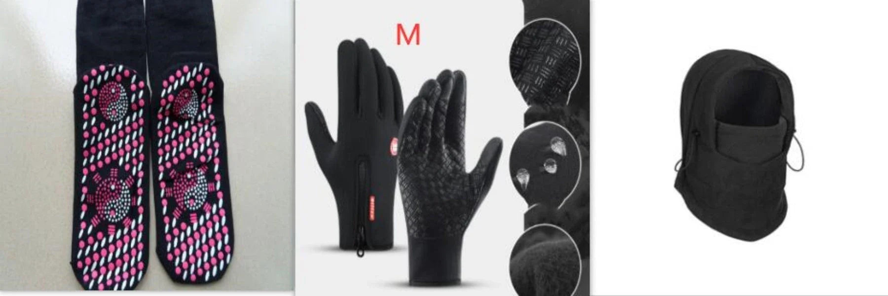 Versatile outdoor winter headwear with a warm fleece hat, face mask, and neck scarf for cold weather protection