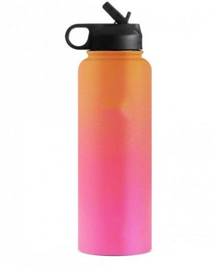 Premium stainless steel insulated tumbler with push-button lid and sleek design for outdoor adventures and active lifestyles.