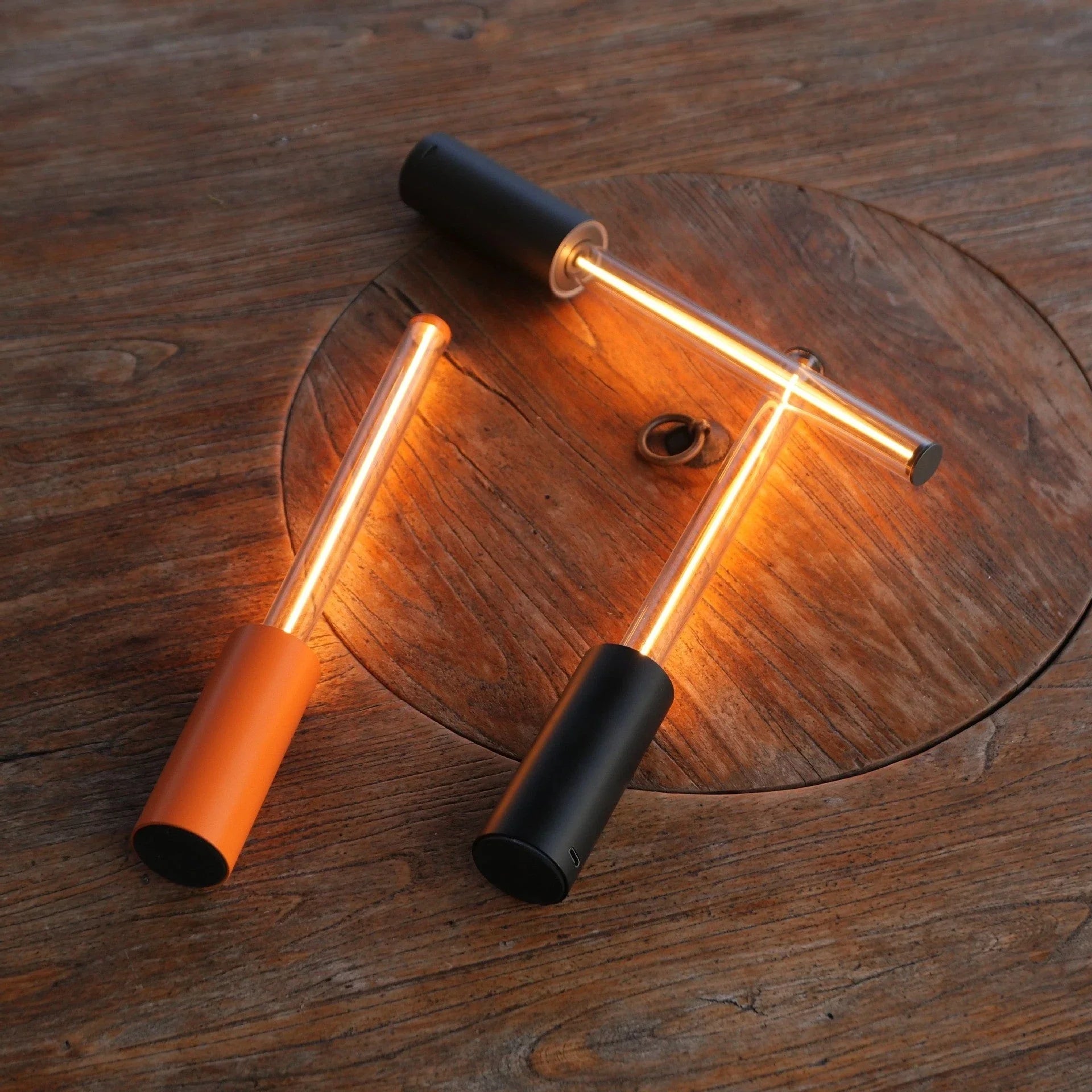 Soothing ambient light bedside lamp with customizable brightness and breathing effect in various color options