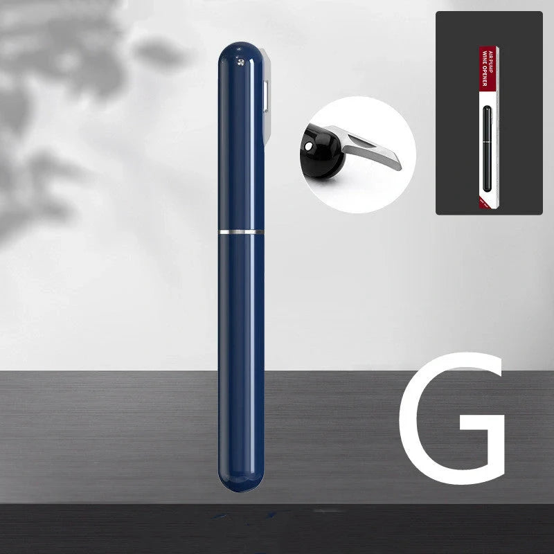Red Wine Needle Pen-shaped Air Pressure Bottle Opener for easy cork removal