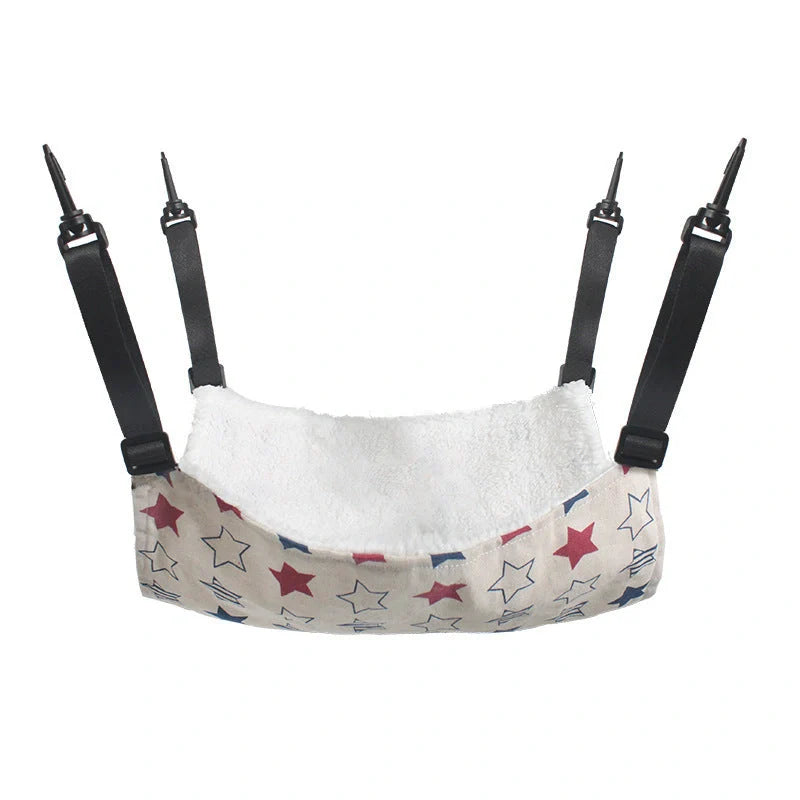 Cosy lamb fleece cat hammock bed in various colours and sizes, perfect for your pet's comfort.
