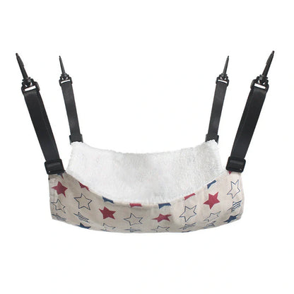 Cosy lamb fleece cat hammock bed in various colours and sizes, perfect for your pet's comfort.
