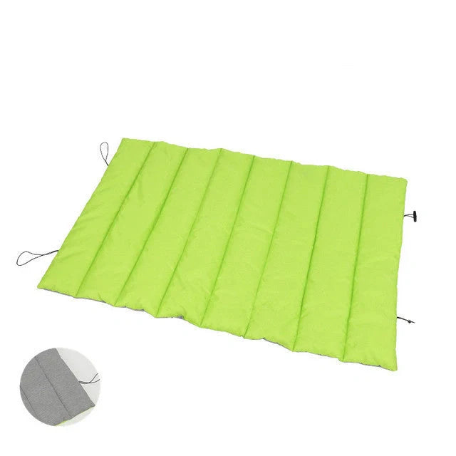 Waterproof and bite-resistant pet mat with portable handle in various colors