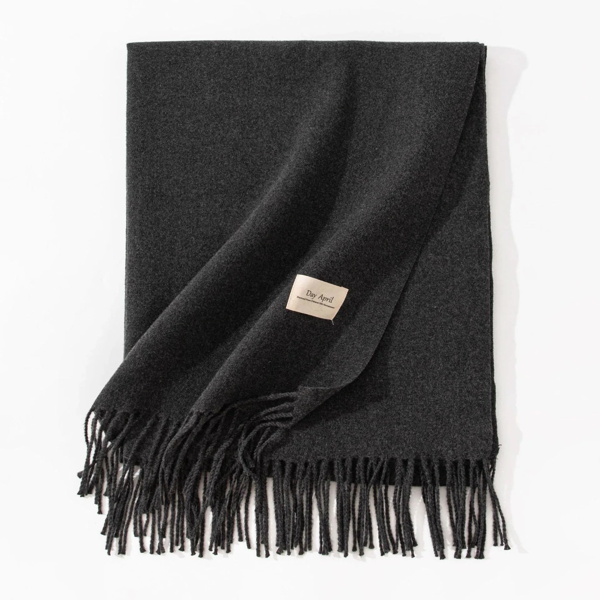 Elegant artificial cashmere scarf for women in various colors, perfect for winter warmth and style.