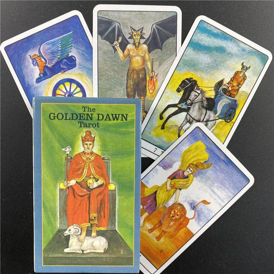 The Golden Dawn Tarot Oracle Cards English Version for party and personal use