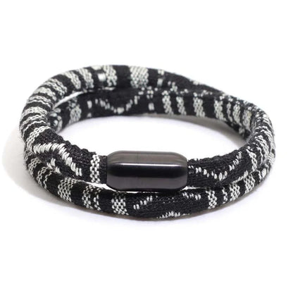 Bohemian Men's Stainless Steel Magnet Charm Bracelet in various colours and sizes