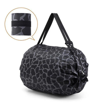 Foldable tote bag made of durable 210D Oxford cloth, featuring a roomy storage space and various stylish color options for on-the-go organization and convenience.