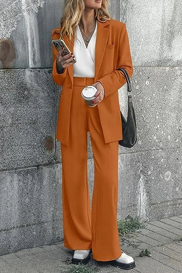 Elegant Women's Casual Suit in various solid colours for a stylish look