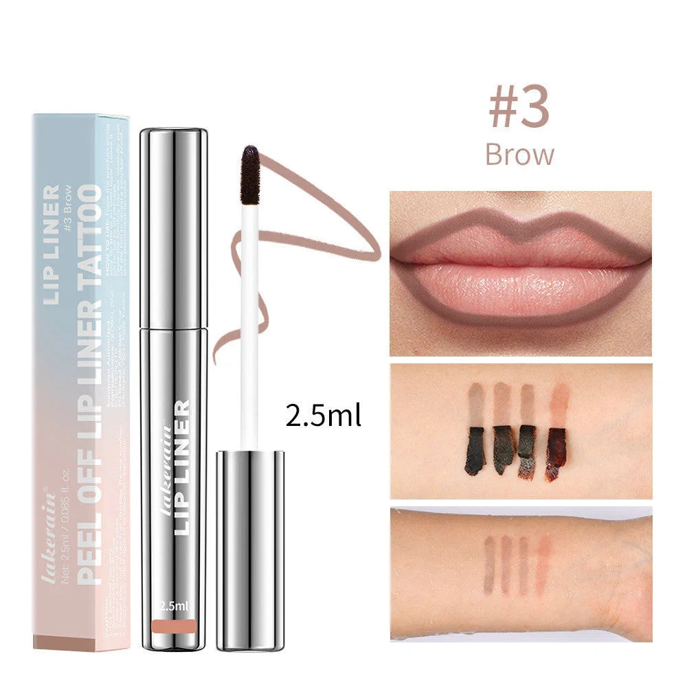 Premium Matte Lip Liner in various shades, including rose pink, neutral mauve, brow, and cool cocoa