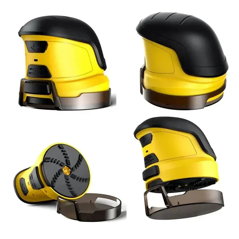 Cordless electric snow scraper with durable ABS construction and specialized plastic scraper head for effortless ice removal from car windshields and windows