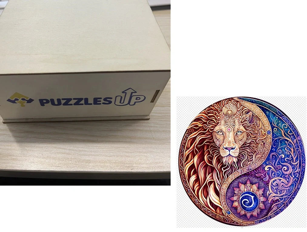 A3 Animal Wooden Puzzle with Box - Premium quality, vibrant animal designs, perfect for family fun