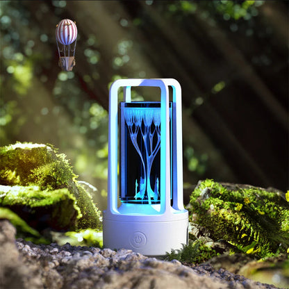 Elegant 2-in-1 Bluetooth speaker lamp with touch control, available in various color and design options