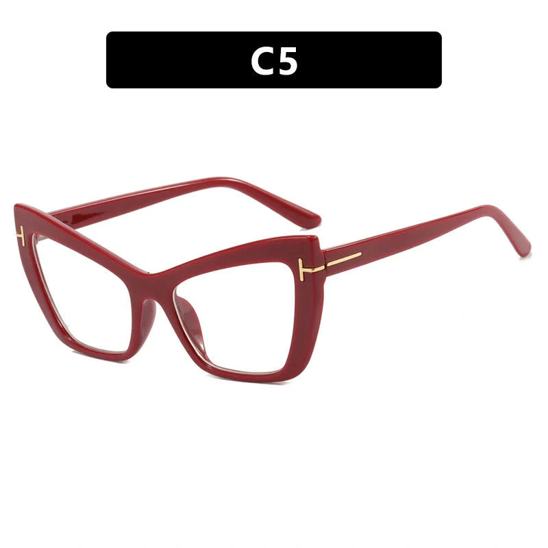 Anti-blue light glasses in various colours with butterfly frame design