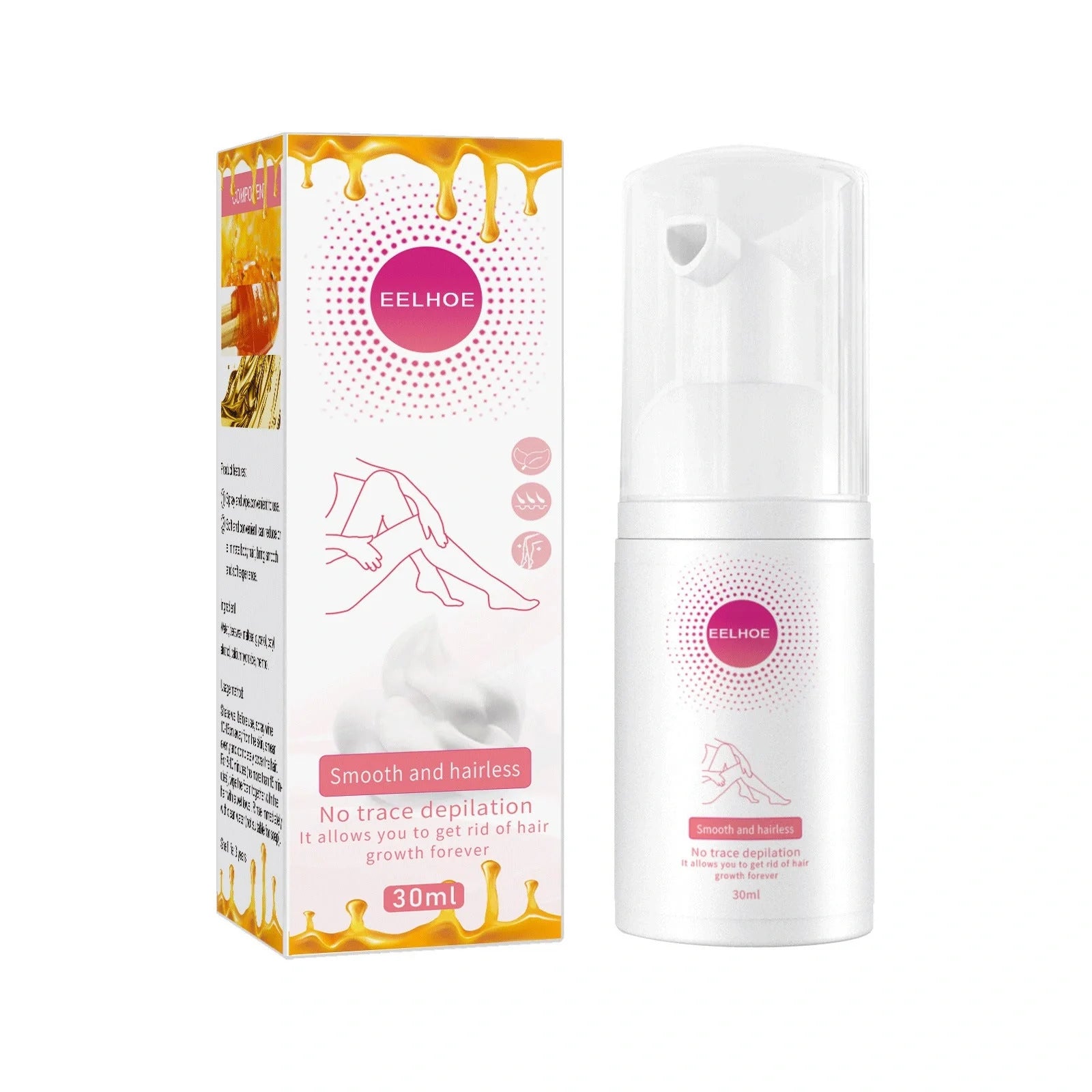 Honey Hair Removal Spray for smooth, hair-free skin