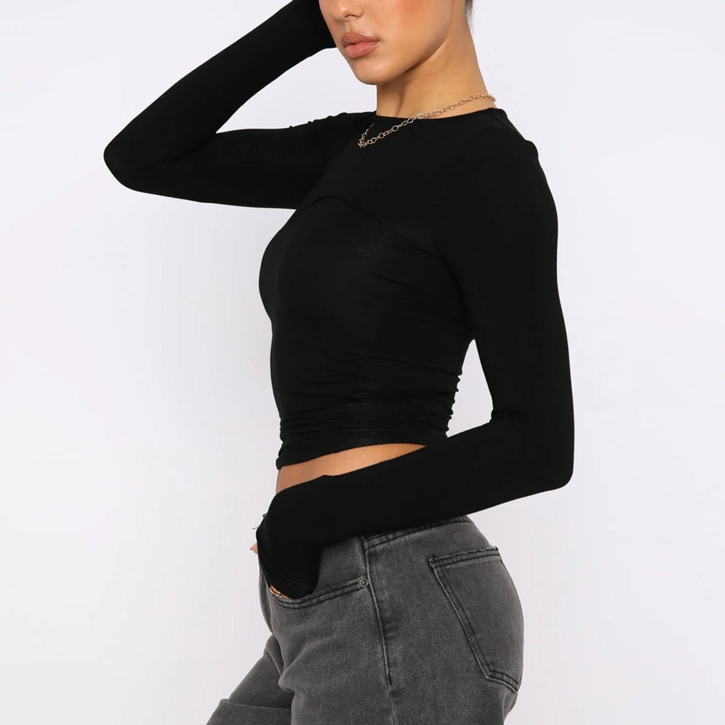 Stylish women's polyester pullover tops in a variety of colours and sizes