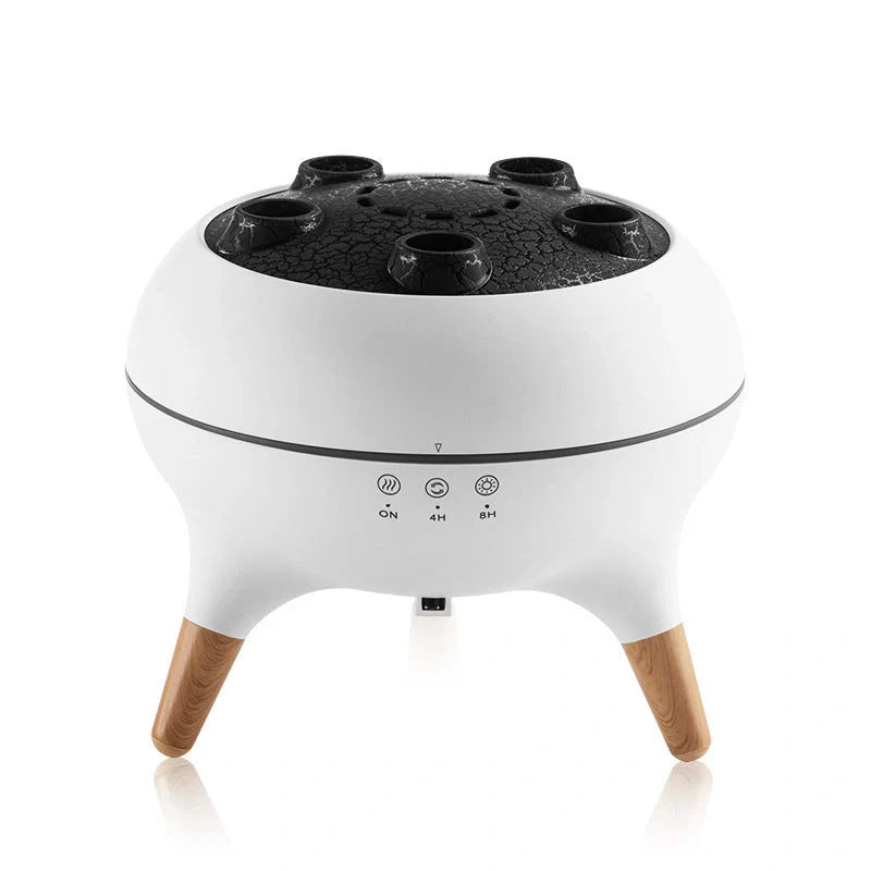 Intelligent Jellyfish Ultrasonic Air Humidifier in white with remote control