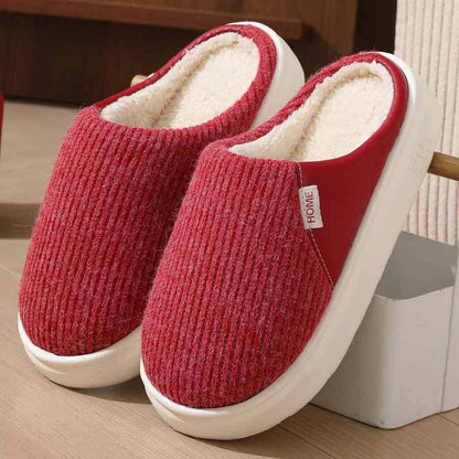 Cosy Plush Bedroom Slippers with Thick Non-Slip Sole for Men and Women