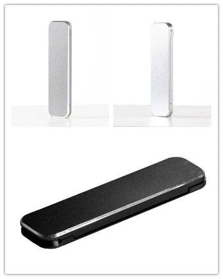 Premium aluminum alloy folding smartphone stand with adjustable viewing angle and one-second unfolding design