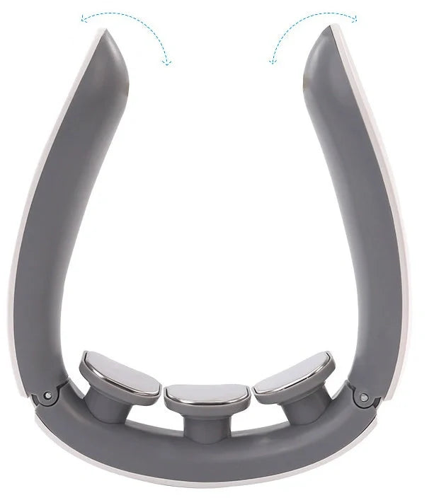 USB Charging Neck Massager with adjustable strength levels for cervical pain relief