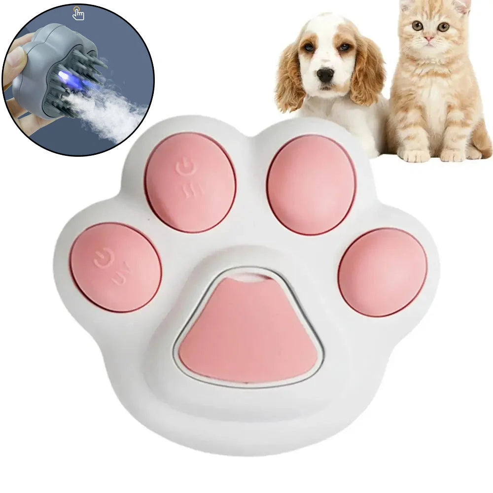 Pet Steam Hair Removal Comb with UV sterilisation and massage function