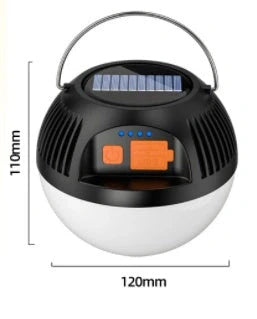 Outdoor Camping Type-C Charging USB Ball Portable Tent Light with high-brightness LED and waterproof design