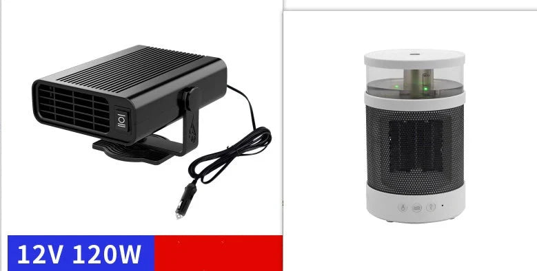 Universal Car Defrost Heater and Cooling Fan with 360-degree rotation for 12V and 24V vehicles