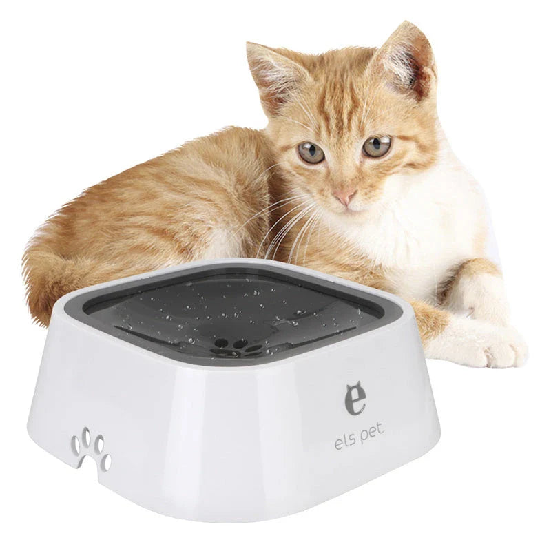 Spill-Proof Floating Pet Water Bowl with Slow Water Intake, Premium ABS & PP Construction, Available in Various Colors and Quantities