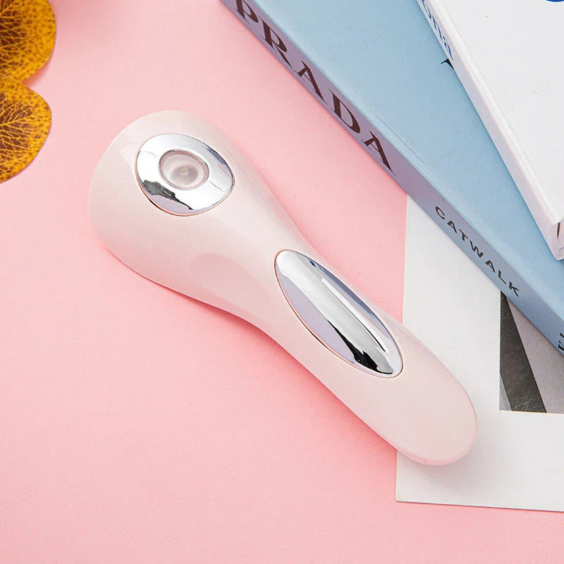 Rechargeable mini UV LED nail lamp in white and pink colors with 5 LED bulbs for curing gel polish