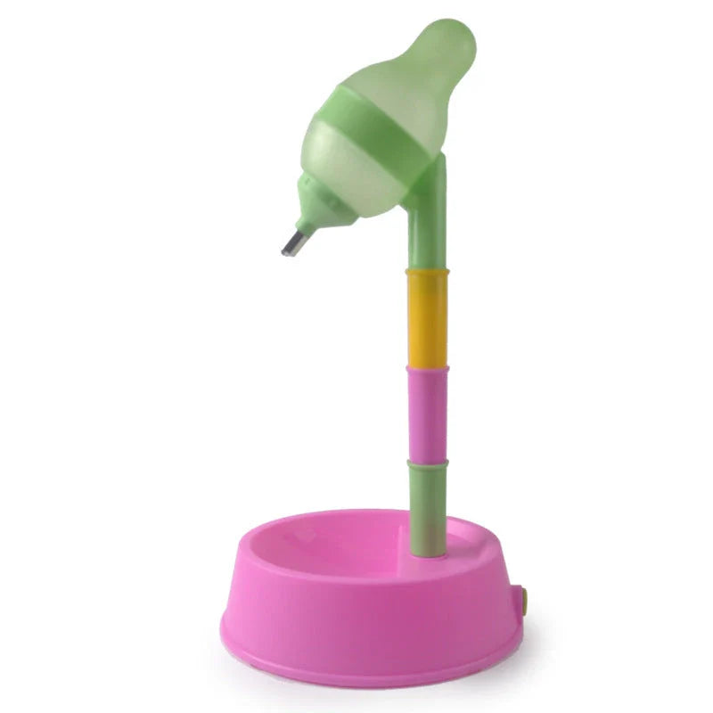 Adjustable Pet Water Dispenser with Elevated Stand - Premium Food-Grade Plastic Design for Cats and Dogs