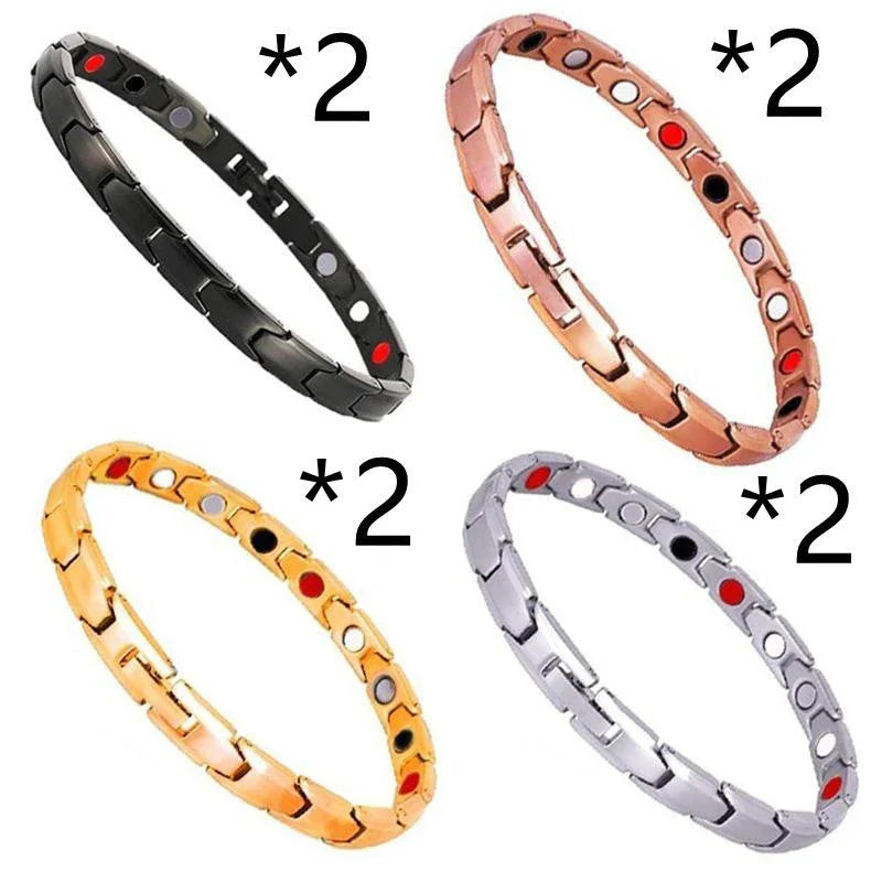 Premium weight loss and slimming bracelet with rhombus design for arthritis pain relief and improved circulation