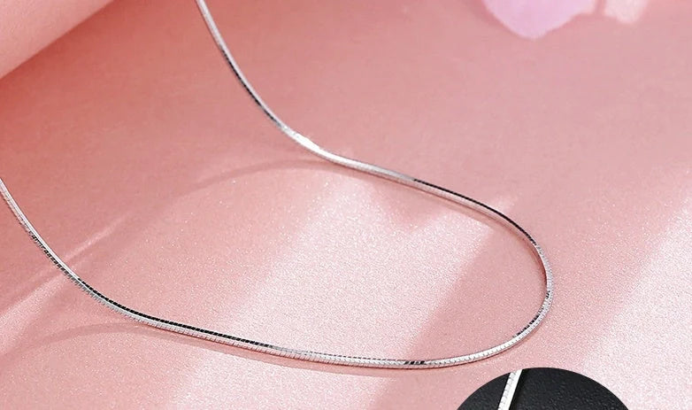 Elegant S925 Sterling Silver Necklace showcasing timeless design and quality craftsmanship