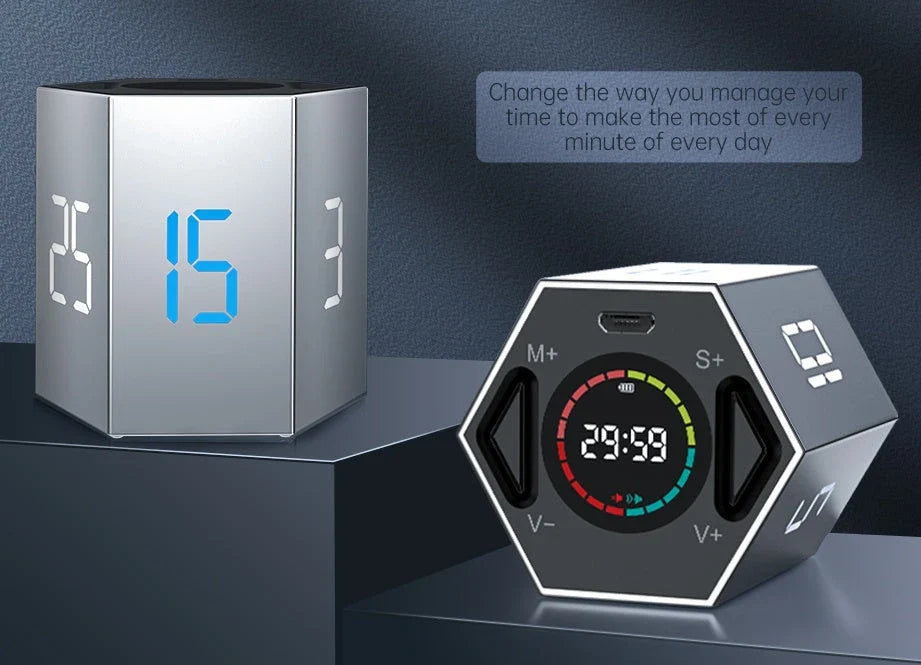 High-Performance Digital Kitchen Timer with Alarm Clock - Versatile cooking companion with long-lasting battery, adjustable volume, and precise timing