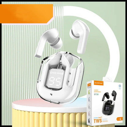Premium true wireless Bluetooth 5.3 earbuds with digital display, noise reduction, and long battery life.