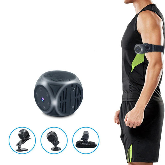Sensor Night Vision Mini Camera with 1080P HD recording and 140° wide-angle lens