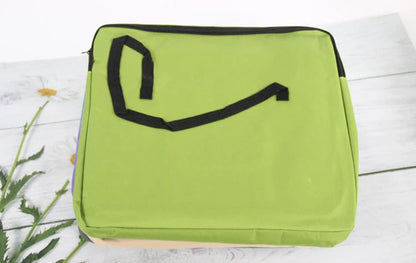 Quilted fabric pet car seat bag with breathable mesh for small cats and dogs