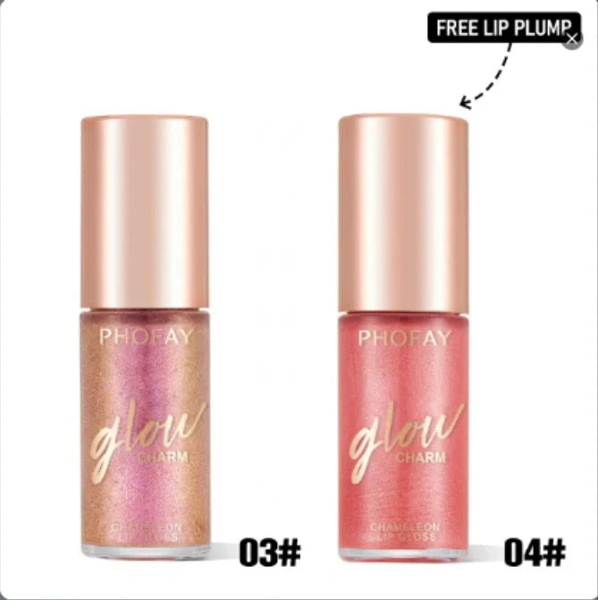 PHOFAY Hydrating Shimmer Lip Gloss in various shades for a moisturising and glamorous look