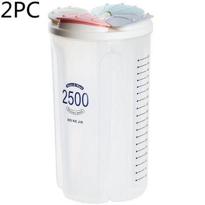 Premium food storage containers with airtight lids, designed to keep cereals, grains, and other dry goods fresh and organised
