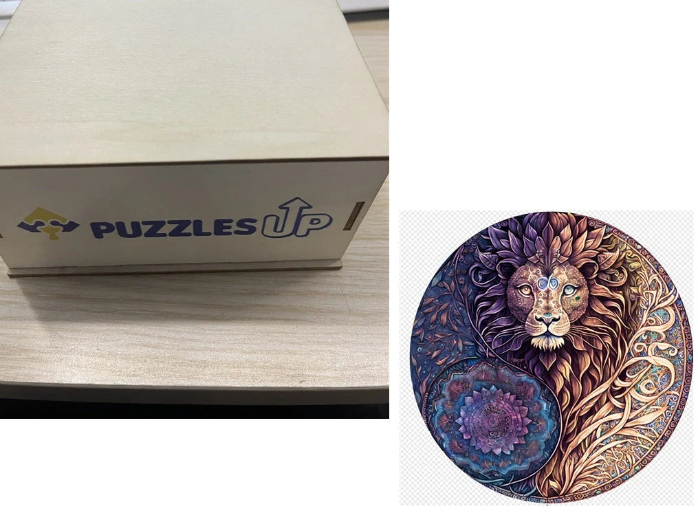 A3 Animal Wooden Puzzle with Box - Premium quality, vibrant animal designs, perfect for family fun