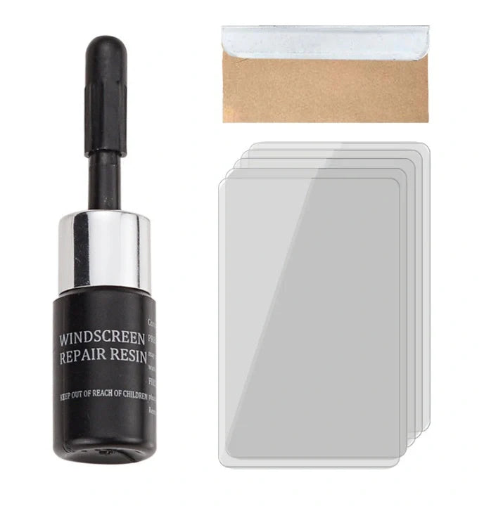 Premium Glass and Windscreen Repair Tool Set for Sealing Cracks and Preventing Further Damage on Car Windscreens