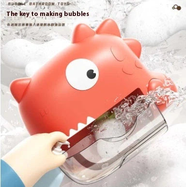 Baby Bath Toys Bubble Music Machine producing bubbles with soothing music