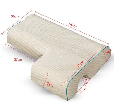Luxurious Couple Pillow with Slow-Rebound Memory Foam, Ergonomic Design, and Customisable Options for Optimal Sleep Comfort