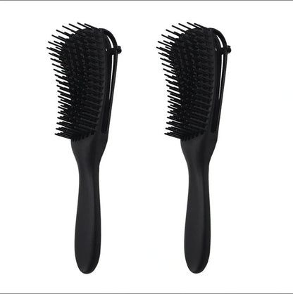 Knotted Haircut Massage Octopus Curling Comb in various colors for detangling and styling hair