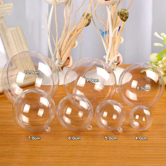 Eco-friendly PS plastic decorative hanging balls for festive and creative decorations