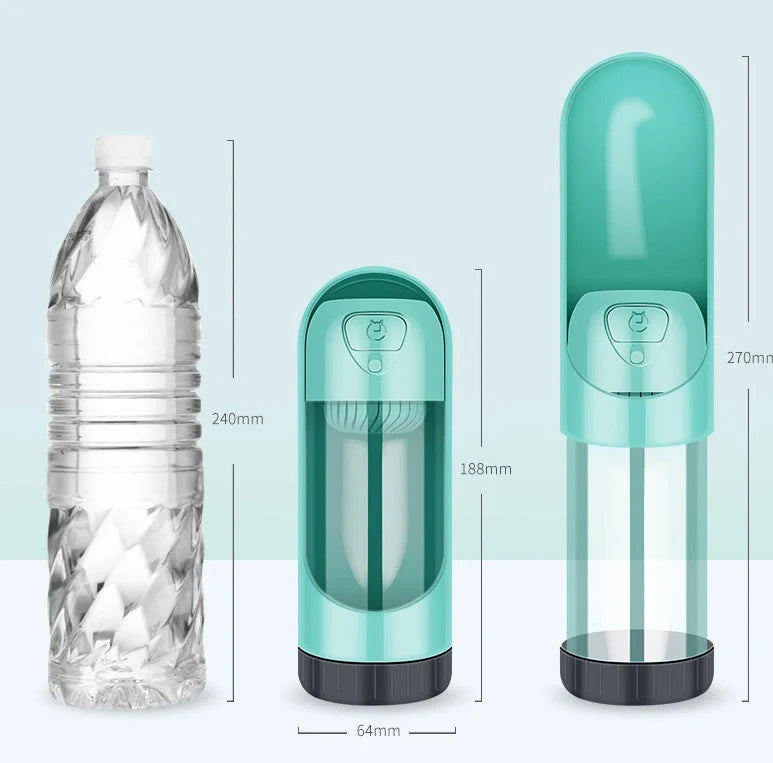 BPA-free dog hanging water cup with 300ml capacity and special valve