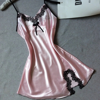 Silk sling pajamas in various colours for summer comfort