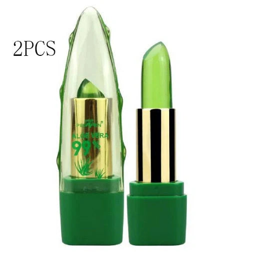 Aloe Vera Gel Color Changing Lipstick Gloss in personalised shade with moisturising benefits