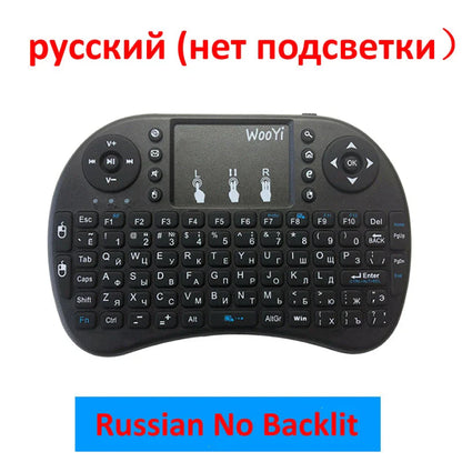 Sleek wireless mini keyboard with touchpad, versatile connectivity for smart TVs, PCs, and more