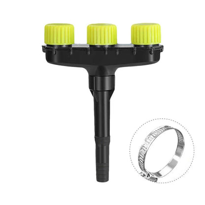 Adjustable garden sprinkler nozzles with versatile water flow for watering lawns, gardens, and crops